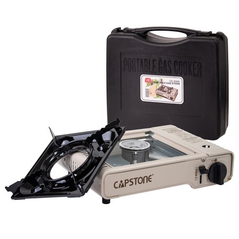 Capstone 캡스톤 휴대용 가스렌지 CS-2000, 샌드베이지, 1개