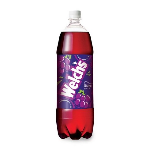 웰치스 소다 포도 탄산음료, 1.5L, 5개