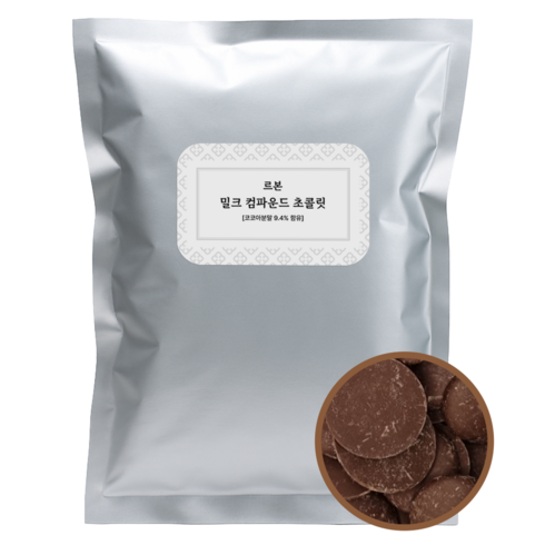 푸드길 르본 밀크 코팅 컴파운드 초콜릿, 500g, 1개