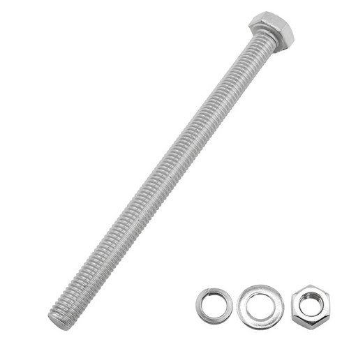 유스툴 SUS 304 스텐 볼트 육각 나사 와샤 너트 포함, 1팩, 250mm, M8