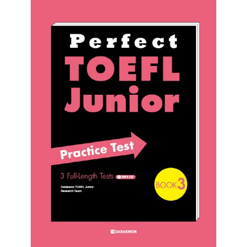 Perfect TOEFL Junior: Practice Test, Book 3, 다락원, Darakwon TOEFL Junior Research Team
