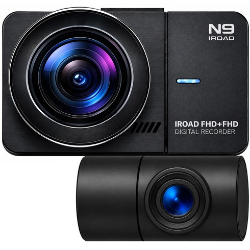 무료방문장착 아이로드 N9 엔나인 가성비 블랙박스 전후방 FHD 2채널 옵션선택 32G 64G 128G 동글이 (Wifi) GPS HUD 가능, 출장장착+단품, 32GB
