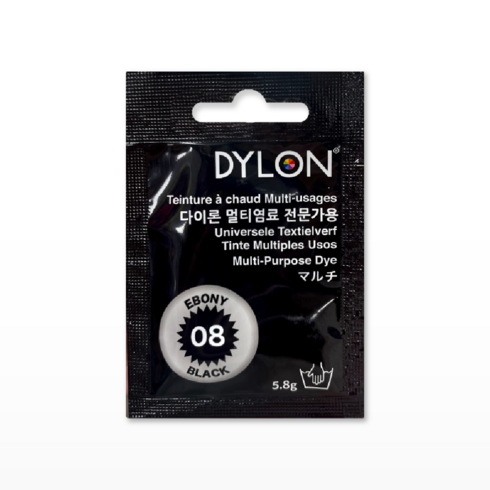DYLON 다이론 멀티염료 옷염색, 8 - Ebony Black