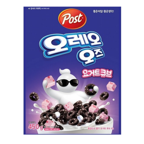 포스트 오레오오즈 요거트큐브 시리얼, 1개, 450g