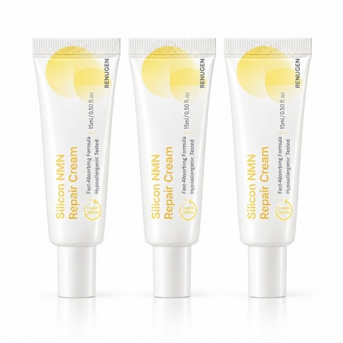 리누젠 실리콘 NMN 리페어 크림 | Silicon Cream | 실리콘 3종 양파추출물 NMN 다이메티콘 나이아신아마이드 판테놀 알란토인 실리콘 연고 크림, 3개, 15g