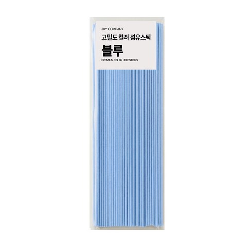 에테르나 프리미엄 고밀도 디퓨져 컬러 섬유스틱 4mm x 30cm, 50개입, 1개, 블루