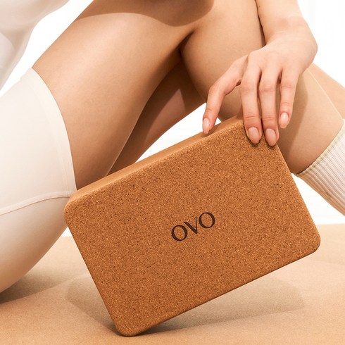 OVO 요가블럭 코르크, 1개