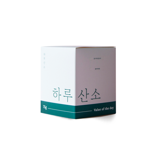 하루산소L 5개월 가정용 산소발생기 고체산소 공기정화 산소한그루 산소캔 휴대용 차량용, 1개