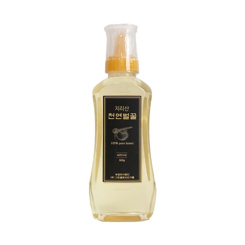 자연에서 온 지리산 자연벌꿀 자연산 아카시아꿀, 500g, 1개