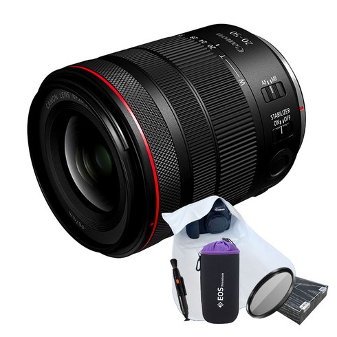 캐논 RF 20-50mm F4 L IS USM PZ + MCUV 필터 + 방수 파우치 + 렌즈 클리닝펜 + 포켓융, RF20-50mm F4 L IS USM PZ