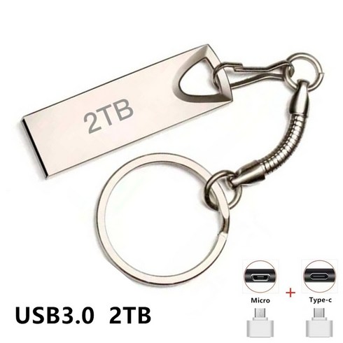 YAPOGI 2TB USB 3.0 초고속 대용량 메모리, 1개