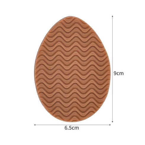 DEEPSUN 초강력 마찰력 미끄럼방지 패드 블랙, 6개, 브라운