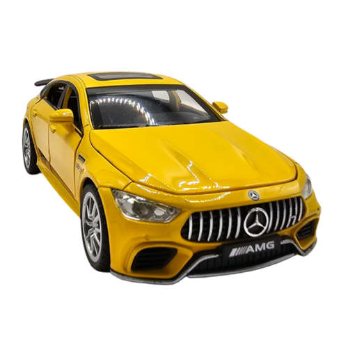 벤츠 AMG GT63 4도어 세단 1:32 다이캐스트, 1개, 옐로우