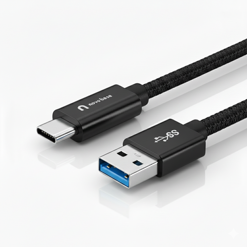 속도빠른 안드로이드오토 케이블 C타입 고속 충전 데이터 케이블 USB3.2 Gen2 A TO C, 블랙 10Gbps, 70cm, 1개