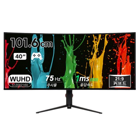 (즉시할인쿠폰)픽셀리스 WUHD 75HZ LG 나노IPS 5K 21:9 보더리스 그래픽 PIP PBP 모니터, PLS-E40R5K60B(무결점), 101.6cm