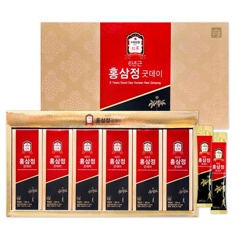 6년근 굿데이 홍삼정 60p, 1개, 1.2L