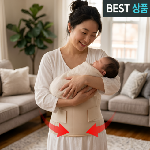 제네시픽 산후복대 출산후 회복 복직근 허리보호대