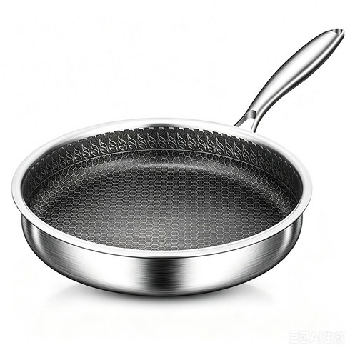 Yumly 304 스텐 벌집 후라이팬 인덕션 프라이팬, 1개, 24cm