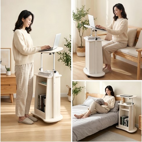 연설대 이동식 높이조절 강의대 다용도 강연대사회자단상 학원교탁 단상 각도 조절 가능 학원 학교 사무실 소파옆 전용, A