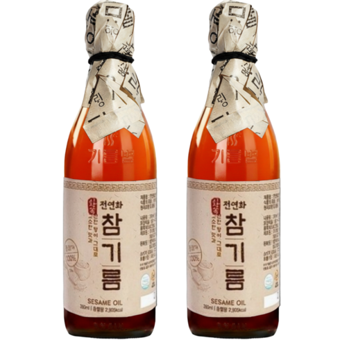 시장쏙 전연화 참기름, 2개, 350ml