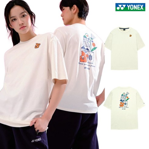 요넥스 티셔츠 253TS034U 남녀공용 오버핏 단체복 배드민턴 상의 오남스포츠