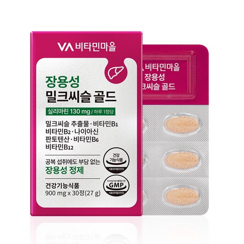비타민마을 장용성 밀크씨슬 골드 27g, 30정, 1개