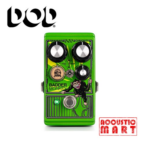 Digitech Digitech DOD-BADDERMONKEY / 디지텍 디오디 배더몽키 오버드라이브 이펙터 기타이펙터, 1개