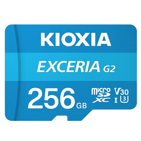 키오시아 EXCERIA 마이크로 메모리 카드 홈캠 블랙박스 CCTV SD LMEX3L256GG4, 256GB, 1개
