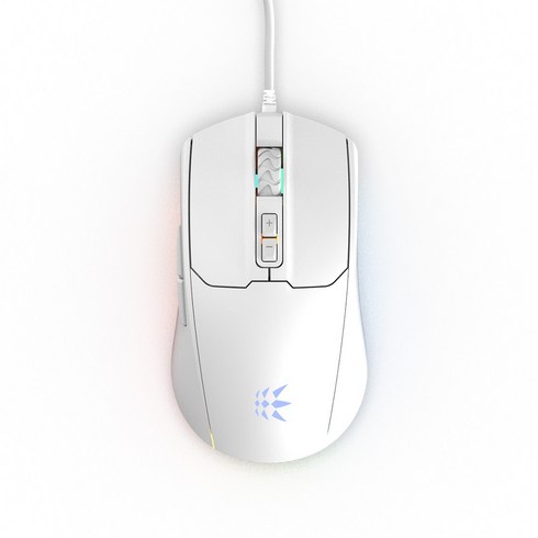 마이크로닉스 MANIC MG530 RGB 게이밍 마우스, 화이트