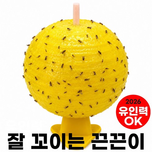 르벤든 초파리 포획 끈끈이 날파리 퇴치 트랩, 1개, 1개입