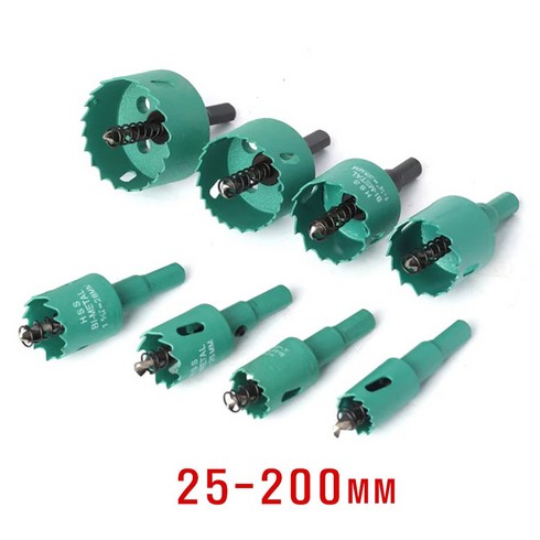 HSS 바이메탈 원형 목재 석고 홀쏘 홀커터, 1개, 100mm