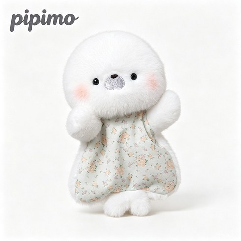 pipimo 귀여운 애착인형 봉제인형 말랑 스퀴시 양 인형 선물용 장식, 1개, 물개, 16cm