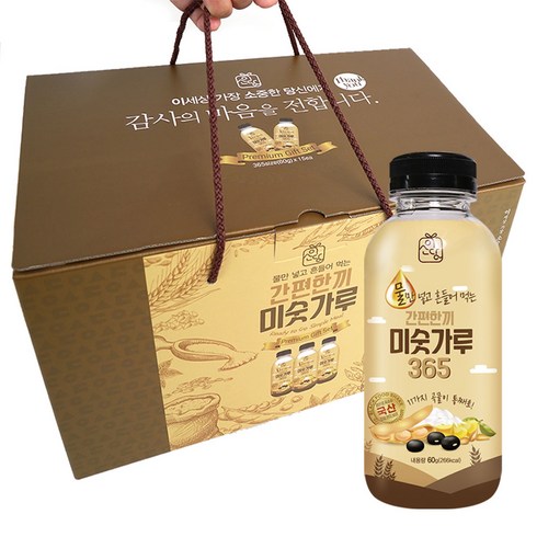 이소당 간편한끼 미숫가루 365 선물박스포장, 60g, 15개
