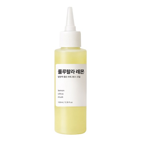 발향력 좋은 프래그런스 오일 원액, 160.룰루랄라 레몬, 100ml, 1개