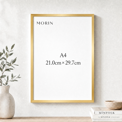 MORIN 인증서 액자 고급 사진 액자 벽걸이 데스크톱 겸용, 1개, 금색