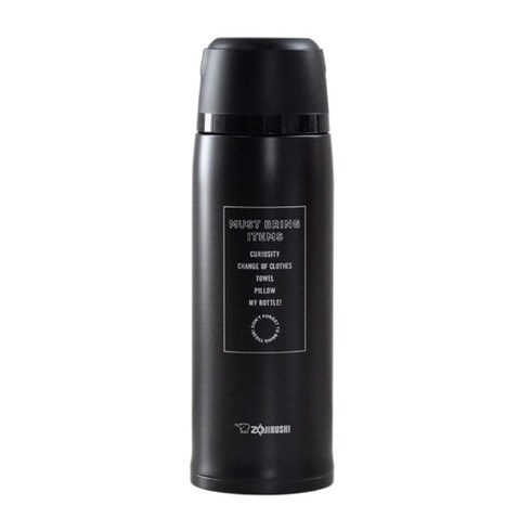 조지루시 컴팩트 보온 보냉 물병 SJ-JS08, 블랙, 820ml, 1개