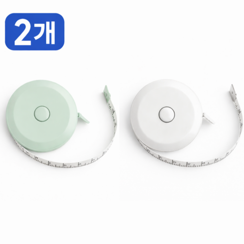 모노바디 휴대용 미니 줄자 150cm, 2개