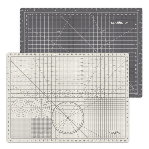 KEARING 양면 셀프힐링 커팅매트 A2 A3 A4 데스크 커팅매트, 1개, CMA4(A4)