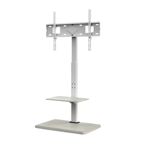 스탠드마리 이동식TV스탠드 24-75인치 50KG, 화이트, 1개