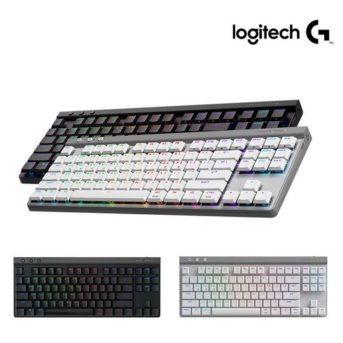 로지텍 G515 LIGHTSPEED TKL 무선 게이밍 키보드, 블랙, 920-012574, 갈축