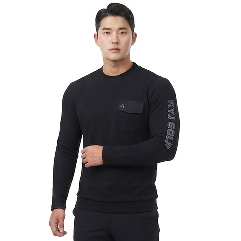 김영주골프 남성용 골프 총알 라운드 긴팔티 FA-6141