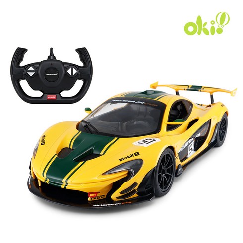 맥라렌 P1 GTR 1/14 RC카, 1개, 옐로우