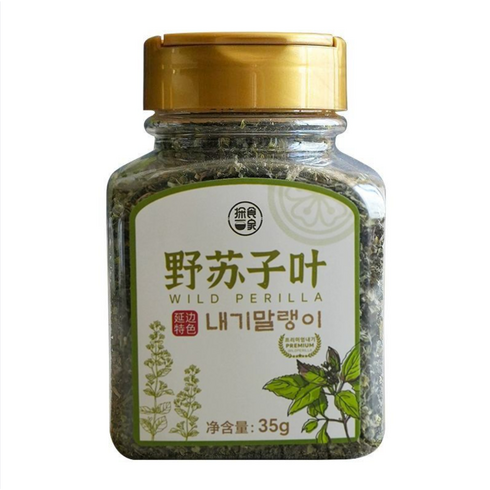 보신탕 양탕 필수 향신료 연변 내기 말린 들깨잎 국물맛내기 잡내제거 매운탕 내기말랭이, 1개, 내기말랭이 35g