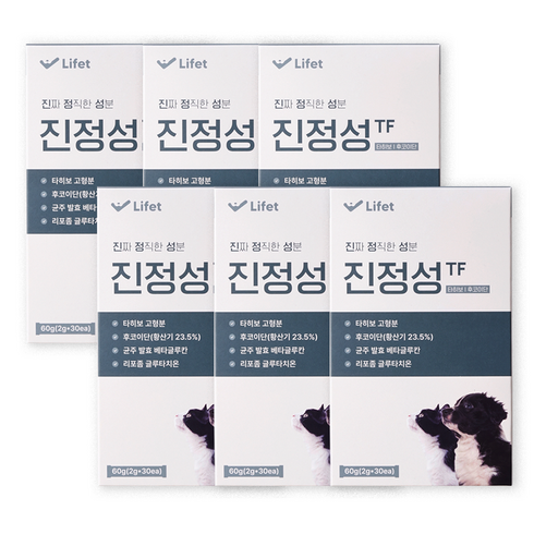 진정성 종양 영양제 강아지 고양이 후코이단 타히보, 6개, 면역/항산화, 30회분