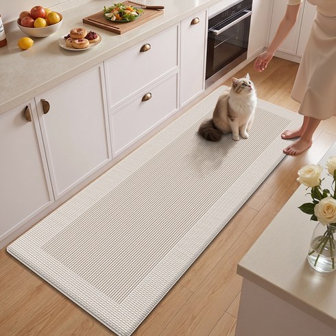 Lumi home 주방매트 인테리어 싱크대 피로예방 PVC 발매트, 1개, 미래트