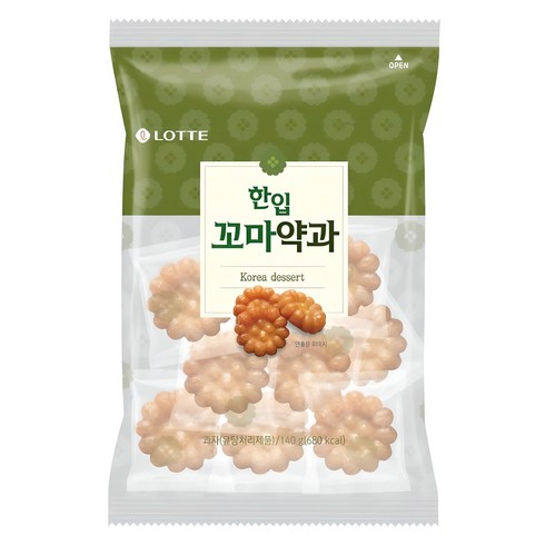 롯데웰푸드 한입꼬마약과, 140g, 1개