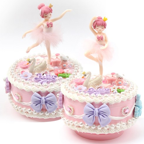 발레리나 오르골 만들기 데코덴 DIY 키트, 1세트