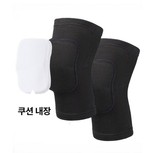 스타 쿠션 무릎보호대 2개 한세트 XD321, 1개, 블랙 M