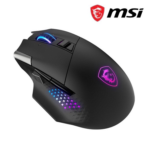MSI VERSA PRO 유무선 게이밍 마우스 게이밍 블루투스 마우스 컴퓨터 노트북 게임용 PC, VERSA프로, 블랙