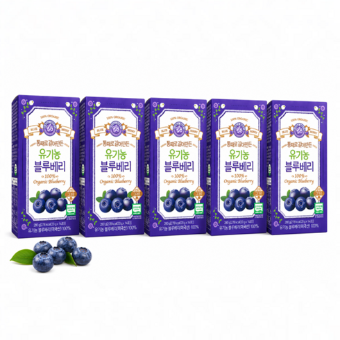 홀베리 통째로 갈아만든 유기농 블루베리, 20g, 70개
